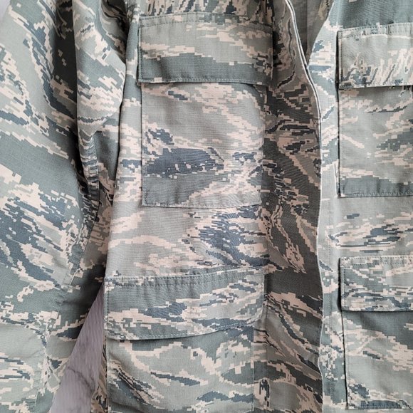 💕 Woman's utility Coat Air Force Camouflage Pattern - Picture 8 of 14